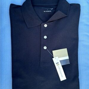 Croft & Barrow Black Polo Shirt with Classic Collar